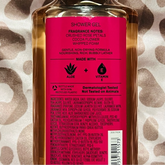 Bath & Body Works Shower Gel Whipped Rose & Vanilla - Picture 2 of 2